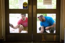 The Improve Group team members volunteering at the Ronald McDonald House in Minneapolis, MN