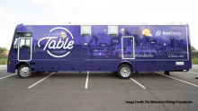 Image of the Vikings Table food truck; Image credit: The Minnesota Vikings Foundation